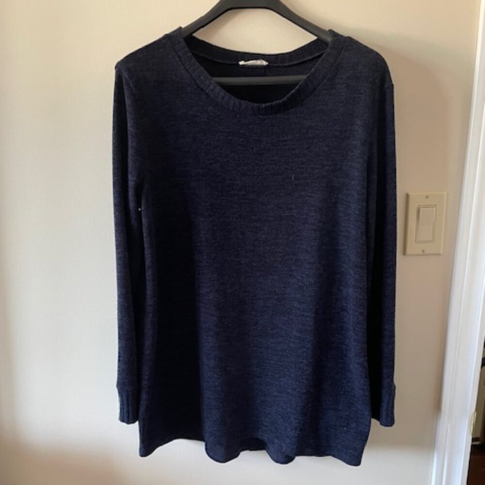 BomBom Navy Blue knit top – Size L/XL